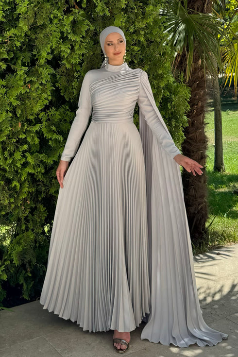Hesna Silver Abiye